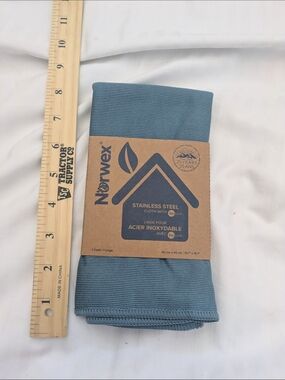 Norwex Stainless Steel Cleaning Cloth - Light Blue